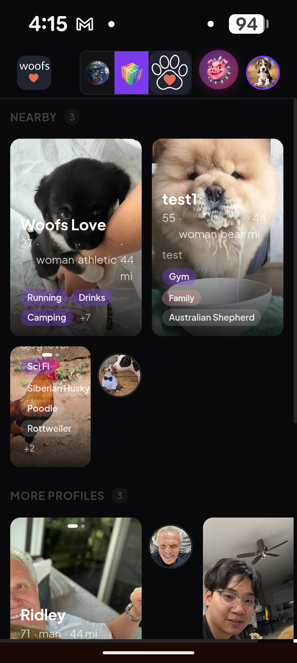 Browse Profiles